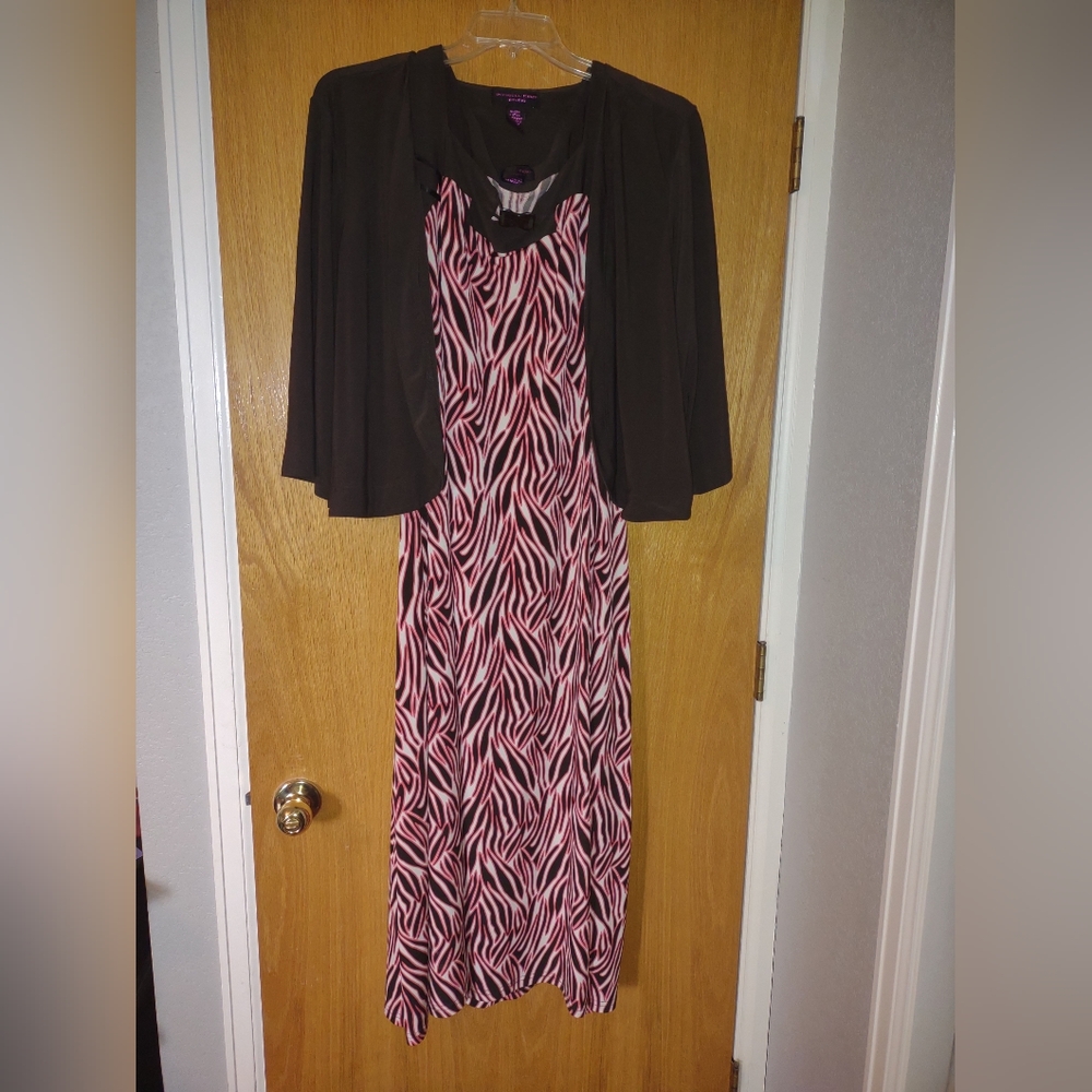 Maxi dress with jacket